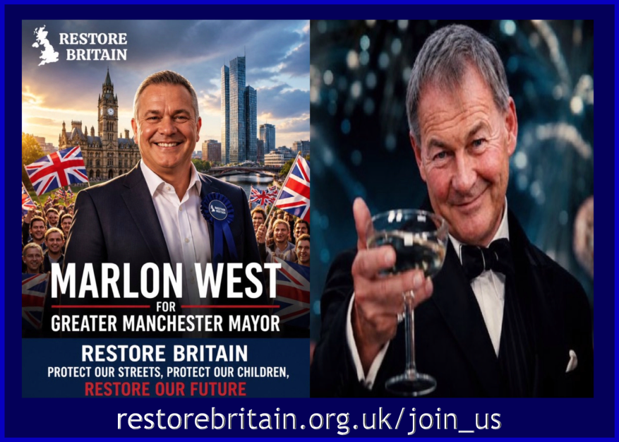 RestoreDover's tweet photo. Good luck Marlon
Our Restore Britain 
Greater Manchester Mayor Candidate. https://t.co/fN16JkWs06