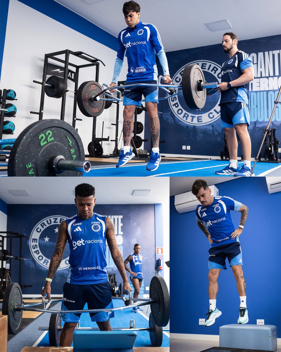 Cruzeiro's tweet photo. O elenco do Cruzeiro se reapresentou nesta segunda-feira e iniciou a preparação para o restante da temporada! 🦊💙

📸 @ggaleixo / Cruzeiro https://t.co/jictZWnd0o