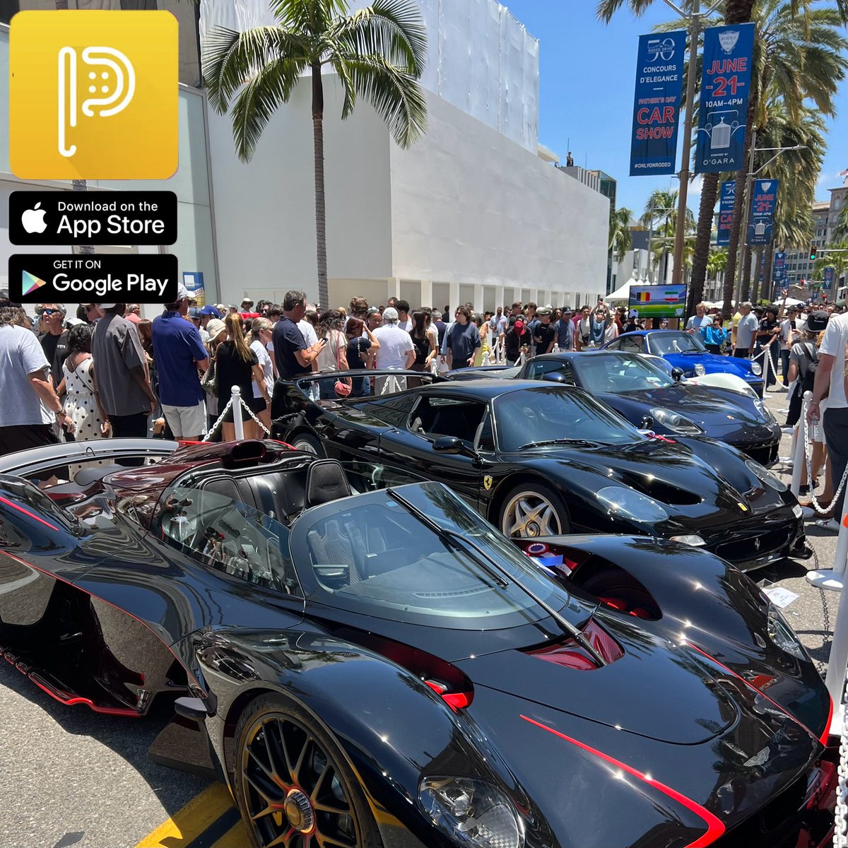 pedaltheapp's tweet photo. 🔶 31st Annual #RodeoDriveConcoursdElegance ~ A Father’s Day Tradition
🔶 See more on PEDAL ~ Free in App Stores
#rodeodrive #onlyonrodeo #beverlyhills #astonmartinvalkyrie #ferrarif50 #porschecarreragt #rollsroyce #amg #czinger #gordonmurrayt50 #porsche906carrera6 #pedaltheapp https://t.co/tLoK3m7v9j