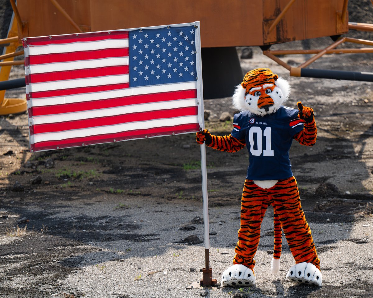 AuburnTigers's tweet photo. Cheers to 250 years! 🇺🇸

Happy Birthday, America!💙

#WarEagle https://t.co/CD2Yz1aMzI
