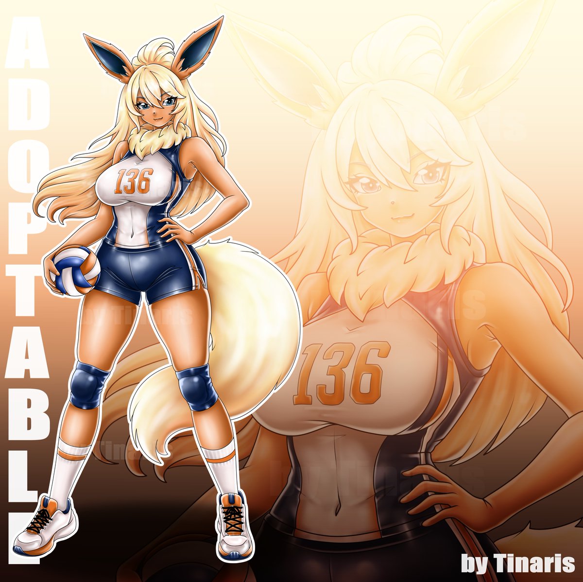 TinarisArt's tweet photo. https://t.co/uDujDmKEFd

#adopt #pokemon #gijinka #flareon #volleyball #anthro https://t.co/1rQHZqwUio