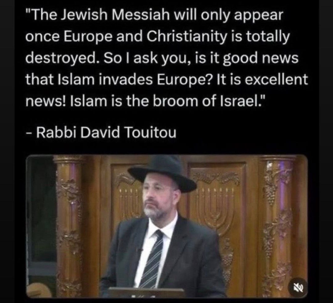 WorldEmbassador's tweet photo. @Rtoons7 @IranArmySpoofX Let the cocky pedophile sanctuary satanical state of Israel defend itself.  We are not going to lift a finger to defend it.  As far as I am concerned, Iran can take over that country and free the world of this cancer.  Israel is the one planning on taking the world. https://t.co/b0yRVc6jQc