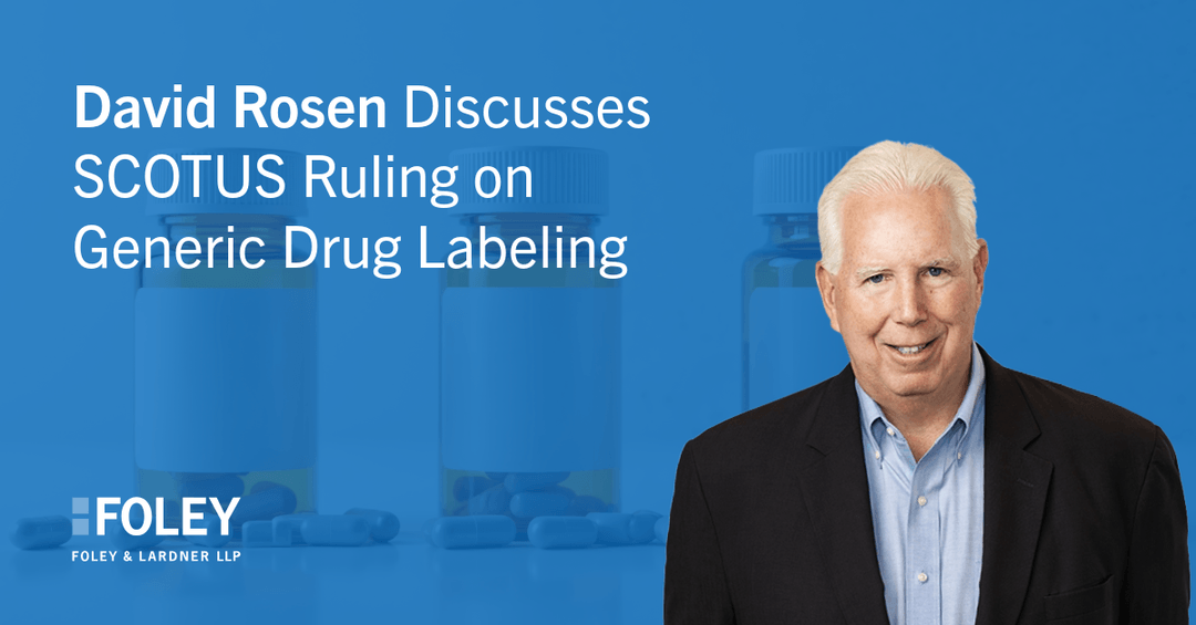 robert_hosay's tweet photo. The Supreme Court has weighed in on a key issue affecting generic drug entry.

My colleague David Rosen recently highlighted that the Hikma v. Amarin decision supports the use of label carve outs and helps preserve pathways for lower cost generics to reach the market. Read more… https://t.co/PABDyfn1zB