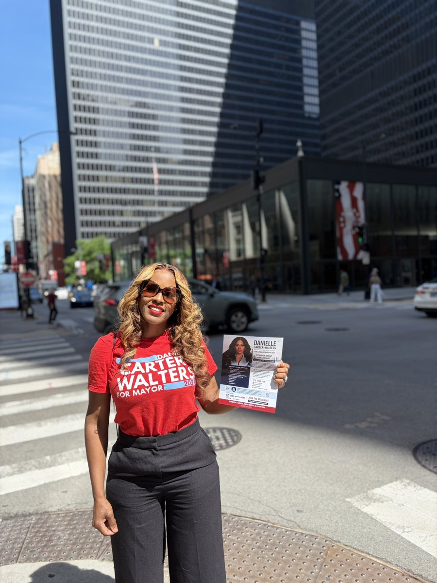 FlipChicagoRed's tweet photo. Heaven sent. God-ordained. Chicago on our hearts. 🇺🇸🌹

Happy Monday to the Chicago Flips Red family — friends, business owners, new supporters, and everyone rocking with the community .

VP Danielle Carter-Walters is outside, standing on business and standing for Chicago.

Chicago Flips Red
Built for the people. Rooted in purpose. ❤️🏙️

https://t.co/NSOZGGFki2

#ChicagoFlipsRed