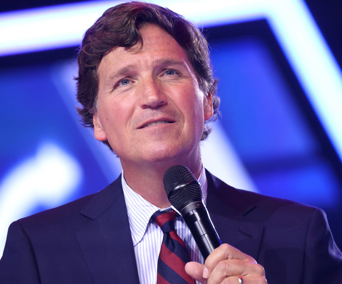 Parodyjeffx's tweet photo. 🚨BREAKING: Tucker Carlson announces he is officially leaving the Republican Party.

Trump is furious. https://t.co/IcqjoYTROJ