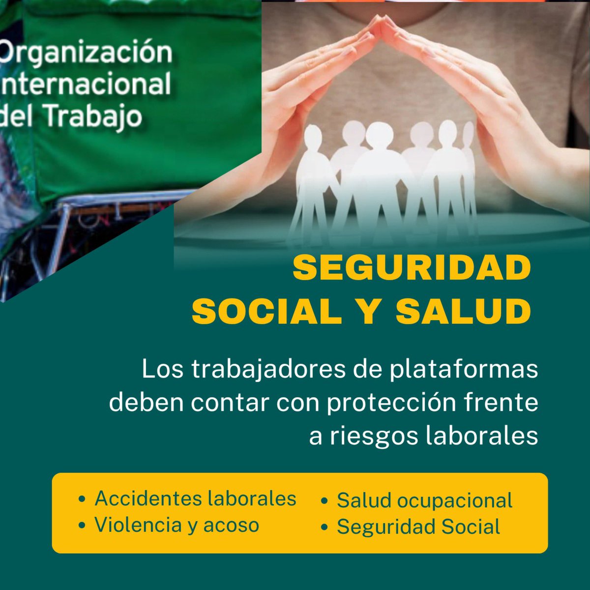 UnidadSindical_'s tweet photo. El Convenio 193 de la OIT representa un avance histórico para los trabajadores de plataformas digitales.

Más derechos, mayor protección, seguridad social y condiciones de trabajo decente para quienes forman parte de la economía digital.

Es momento de adaptar las leyes a la realidad del trabajo y garantizar que nadie quede atrás.

#Convenio193 #TrabajoDecente #OIT #UnidadSindicalSalvadoreña