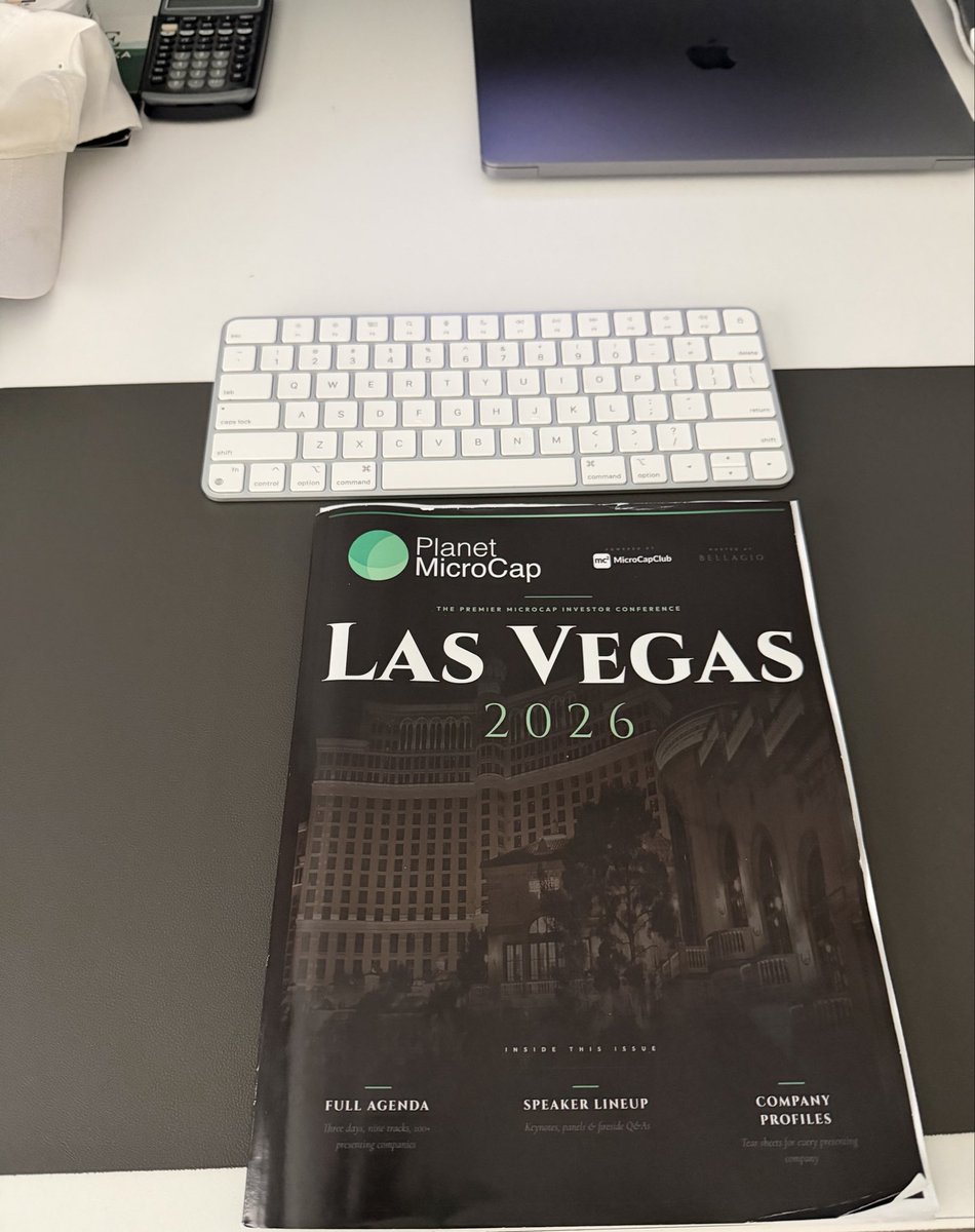 unfilled_order's tweet photo. Second year at Planet MicroCap in Las Vegas. Really impressed with the quality of companies presenting this year. Great event overall. Congrats to @BobbyKKraft, @iancassel and the whole team. https://t.co/LOmQV66Rh0