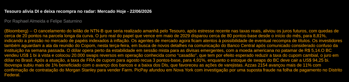 Danilo_Bredda's tweet photo. Resumo BBG: https://t.co/jApXYVIOzK