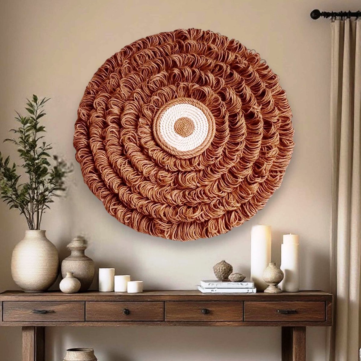 HHDUkraine's tweet photo. Looking for a statement piece made from natural materials? 🌿
This handmade round wall decor combines jute twine and cotton rope to create beautiful texture and warmth for your space.
Perfect for:
 🤍 Boho interiors
 🤍 Farmhouse homes
 🤍 Rustic spaces
 🤍 Minimalist decor
Shop now:
 https://t.co/n6lfltDF18

#HandmadeWallArt #JuteWallDecor #BohoHome #RusticHomeDecor #FarmhouseDecor #FiberArt #NaturalDecor #HomeDecorIdeas #InteriorInspiration #EtsyFinds