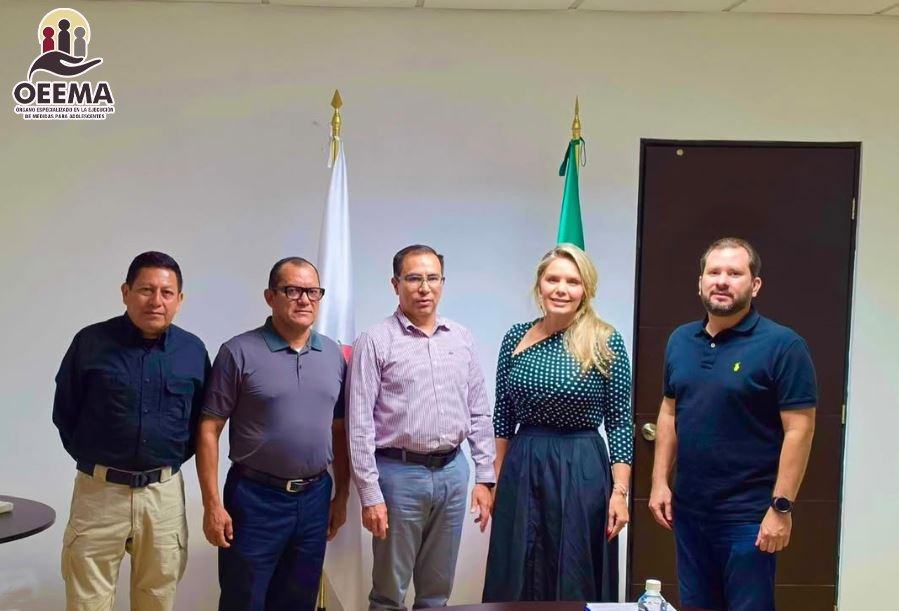 OeemaCia's tweet photo. Reunión de trabajo con el Secretario de Seguridad Pública, la Secretaría de SIPINNA, el Director del OEEMA y el Titular del CIA, con el objetivo de fortalecer la coordinación interinstitucional en materia de prevención de las violencias que afectan a niñas, niños y adolescentes. https://t.co/2kvKzl7HvP
