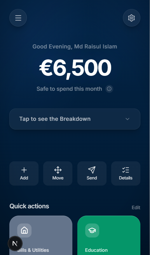 raisultw's tweet photo. i tried to apply this one kind of theme to my personal expense tracker https://t.co/28TMdw3aUT