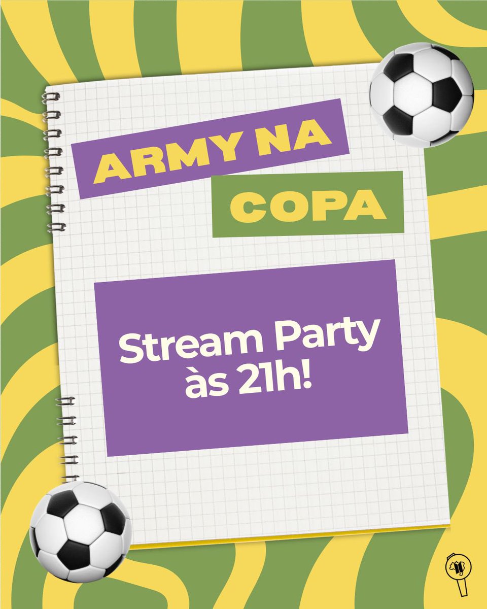 BTSProjectBR's tweet photo. BARMYS, hoje temos nosso ARMY NA COPA às 21H. 

Estejam aqui para participar da nossa stream party! 

Deem RT e marque seus amigos. https://t.co/k9FiM2BjYJ