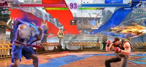 Llesor91's tweet photo. @DacJoshFGC @Le_Brutus You're talking DR from almost full screen. Are you saying that from this distance you can just walk away from the DR as a viable defensive option?

Even when whiff punishing DR attacks, people backdash after adjusting the spacing. https://t.co/c5IeGJR2gP