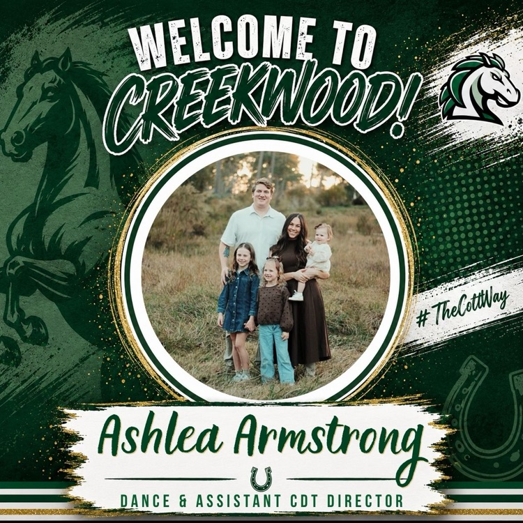 HumbleISD_CMS's tweet photo. Our Colt family is growing! 💚 Join us in welcoming Ms. Ashlea Armstrong to Creekwood. We are so excited to have you on our team! #TheColtWay https://t.co/Ku5LrW5dUf