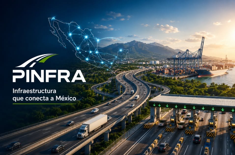 Mngelss's tweet photo. Con autopistas, proyectos portuarios y obras de movilidad, PINFRA se consolida como un actor clave en la infraestructura estratégica de México. https://t.co/jws9b7gyVx