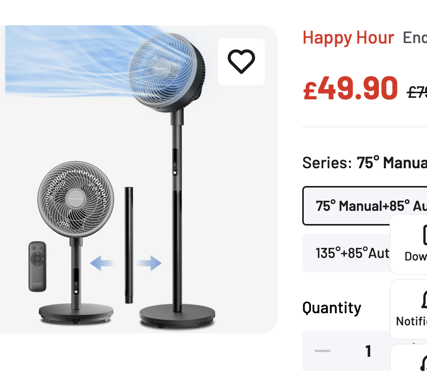 catchagem_'s tweet photo. ☀️ This Midea Powered Fan has been reduced to £49.99 from £79.99 until 10pm and it gets delivered TOMORROW before 3pm @ JoyBuy 

ad: Add to cart here > https://t.co/KusttkTS4I https://t.co/6TblIu2h54