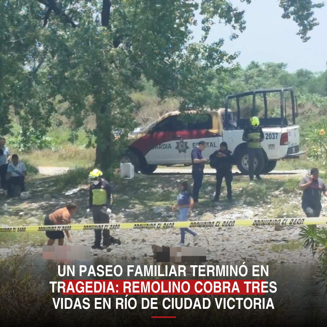 cdvictoriamx's tweet photo. Una jornada de diversión se tornó en una tragedia inesperada. Un remolino en el río de Ciudad Victoria se llevó tres vidas, recordándonos la fuerza implacable de la naturaleza. 🌊💔

👉 https://t.co/rIvA34z8dI

#cdvictoria #tamaulipas https://t.co/PYH83Gza1j