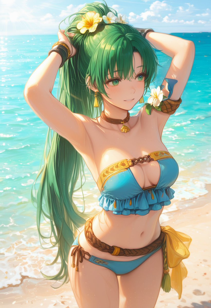 awasynth's tweet photo. The summer breeze... ☀︎
#AWA #Lyn #FireEmblem #Gaming https://t.co/YmO4XZQAFe