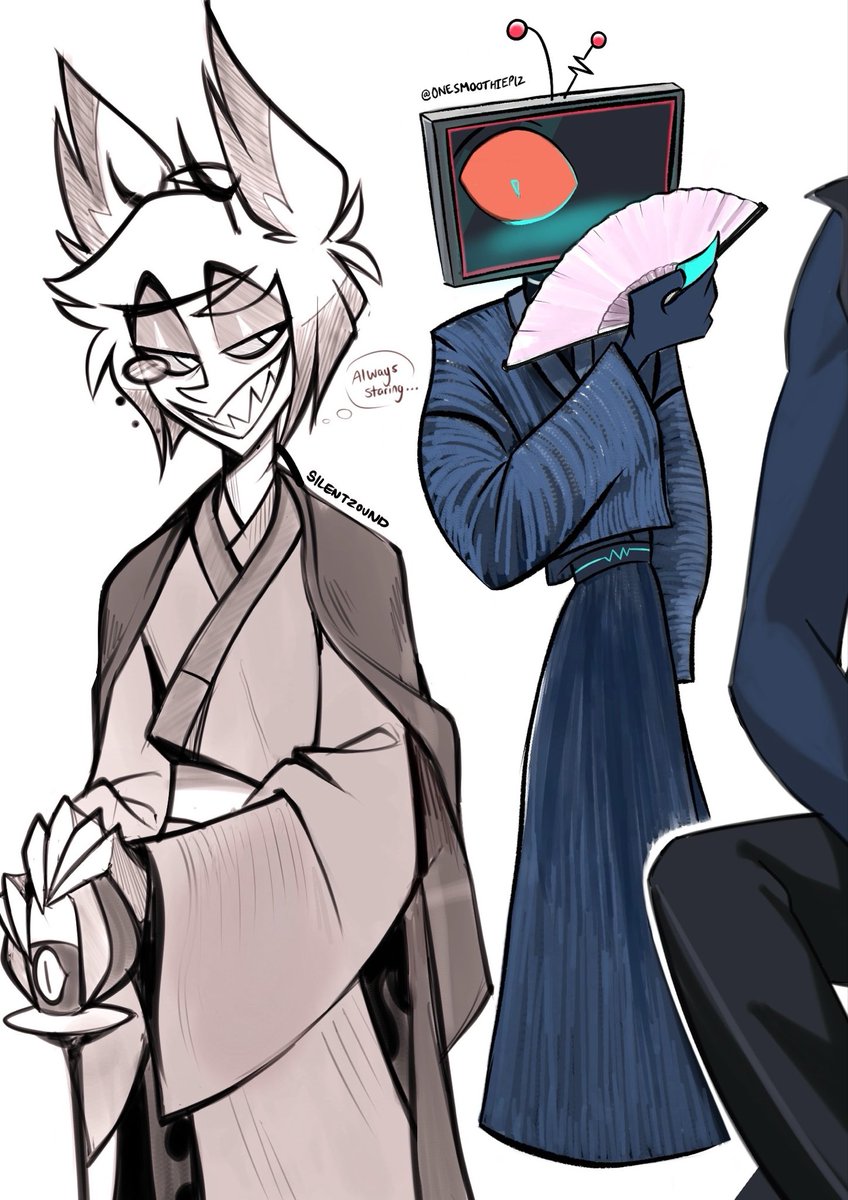 onesmoothieplz's tweet photo. he may be a pathetic loser but at least senpai is noticing 

#radiostatic #hazbinhotelvox https://t.co/ZpKGFWlNBl