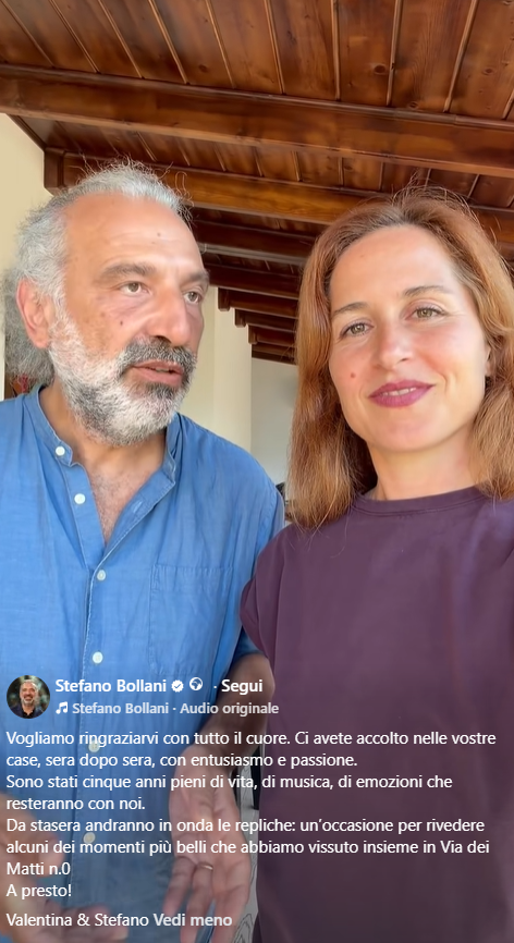 ASparaciari's tweet photo. E pure Stefano Bollani e Valentina Cenni ce li siamo giocati.
E brava #TeleMeloni... https://t.co/iILSErILpm