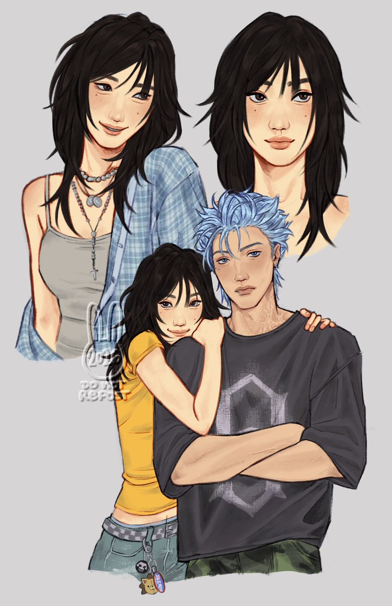 tvvojstary's tweet photo. I’m braindead because of the finals so I’m comforting myself with old Bleach OC (and Grimmjow) #bleach #oc https://t.co/YrvU41WYHH