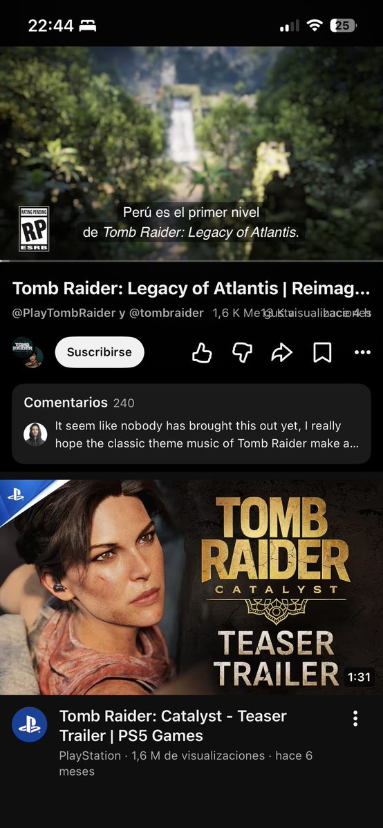 JesuisJanice's tweet photo. 🚨@PlayTombRaider , an account belonging to @amazongames , is deleting comments and blocking ALL accounts that request localization and dubbing into Spanish from spain 🇪🇸 , Italian 🇮🇹 , or other languages in the last Youtube video of Tomb Raider Legacy of Atlantis. This is an absolute disgrace, and I will personally make sure it appears in all international media outlets. THEY ARE CENSORING US.

We demand that @PlayTombRaider and @amazongames stop censoring us once and for all and listen to our massive campaign. If it has managed to gather 20k signatures and become a headline in multiple news outlets, it is for a reason

@Flying_Wild_Hog @CrystalDynamics @tombraider @adoma_es