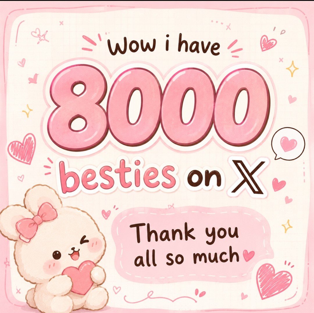 stessysteve's tweet photo. 8000 besties and counting
Thank you all so much
I appreciates https://t.co/LAAbk29XIk