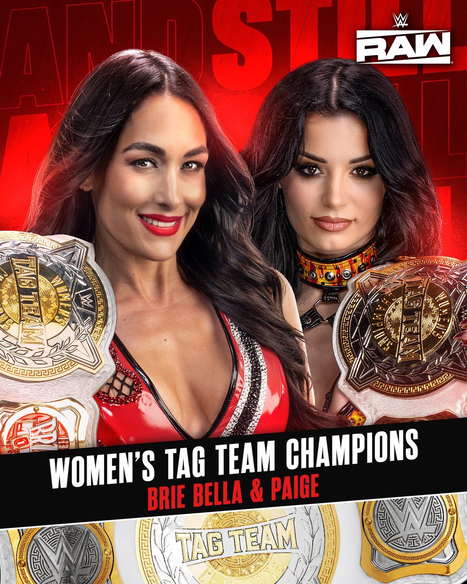 DevilishInBoots's tweet photo. Another successful title defense with my girl Brie. Still undefeated and unstoppable tag team since WrestleMania.

Thank you London!! https://t.co/xS7rpXGmli