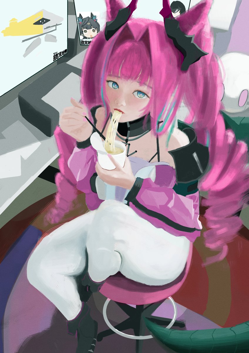 LelloqMyu's tweet photo. trying greyscale to colour with Yvonne from #Endfield‌ #ArknightsEndfield‌ https://t.co/pUVea3UNKc