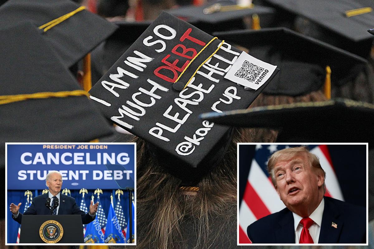 nypost's tweet photo. Trump Education Department to shift 7.5M off unlawful Biden student loan repayment plan https://t.co/LVKupH37r5 https://t.co/dE6FDilFIh