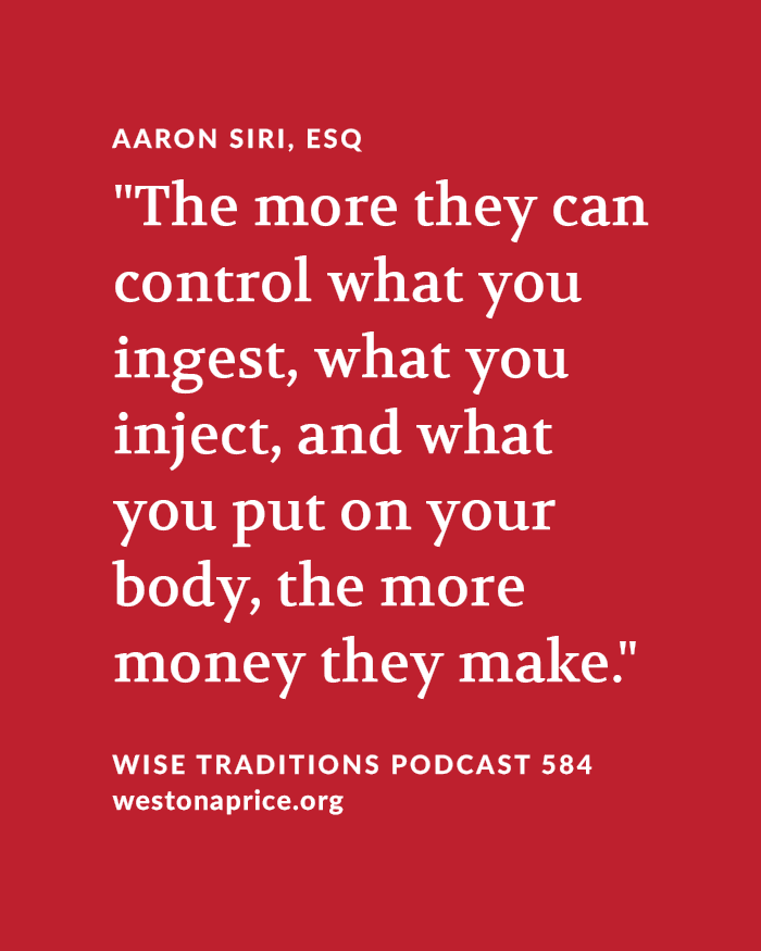 WestonAPrice's tweet photo. Have vaccines become more than a medical intervention? Have they become a belief system? In this thought-provoking episode of the Wise Traditions podcast https://t.co/2GfqnnOVYP, attorney Aaron Siri discusses the themes of his book, "Vaccines, Amen: The Religion of Vaccines," and explores how vaccine policy, public perception, and scientific debate have evolved over the past several decades.

Drawing on years of legal work, Aaron @AaronSiriSG shares what he uncovered while reviewing FDA clinical trial documents, obtaining government records, and deposing some of the most influential figures in vaccinology. He discusses the role a small group of experts has played in shaping vaccine recommendations, the absence of placebo-controlled trials for many routine childhood vaccines, and the liability protections granted to vaccine manufacturers under the 1986 National Childhood Vaccine Injury Act.

The conversation also examines informed consent, medical freedom, institutional trust, and the importance of asking difficult questions in both medicine and public policy.

This episode challenges listeners to think critically about authority, science, risk, and personal responsibility in an age when questioning the status quo is often discouraged. Audio, transcription and video: https://t.co/2GfqnnOVYP