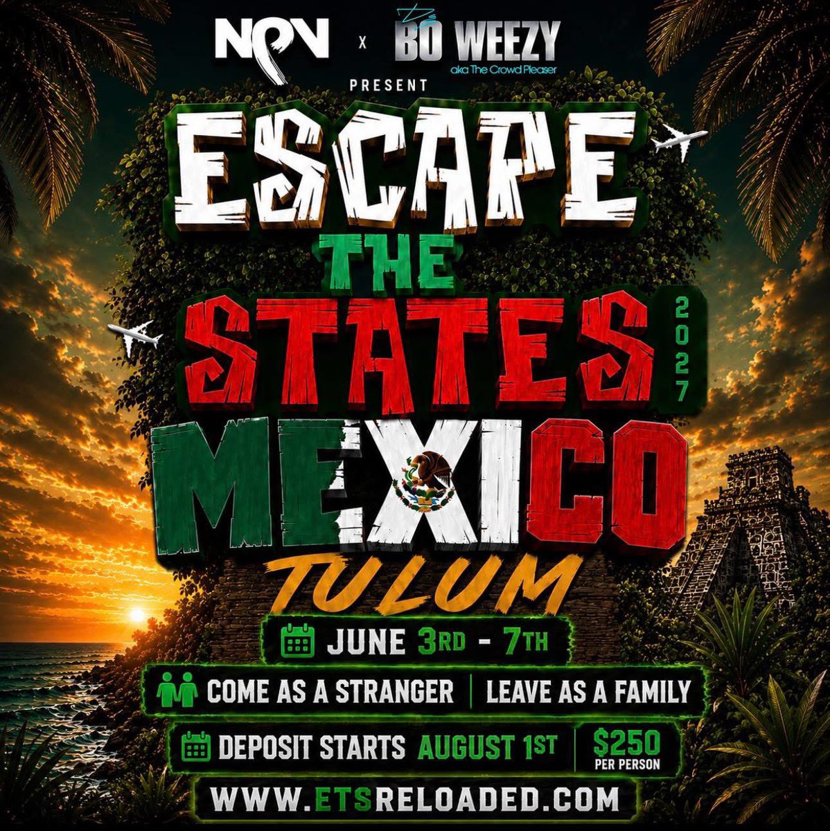 Djtight's tweet photo. We Us in Tulum 2027 !! 
#ETS https://t.co/fZP6PGfree