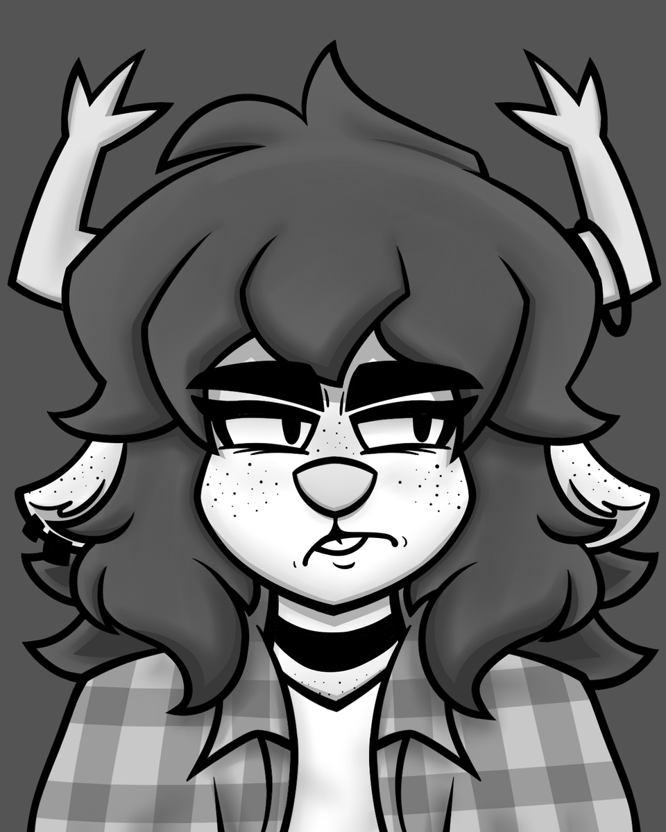 Dawo_4's tweet photo. Here's my part of the Dess Collab!! So happy I could've been a part of something like this, everyone's takes on the character and pieces for this project are so amazing 🥹 Here's the piece with a lighter background cause I'm happy with the linework here ^^
#DELTARUNE #DessHoliday https://t.co/UrsVfoNl4q