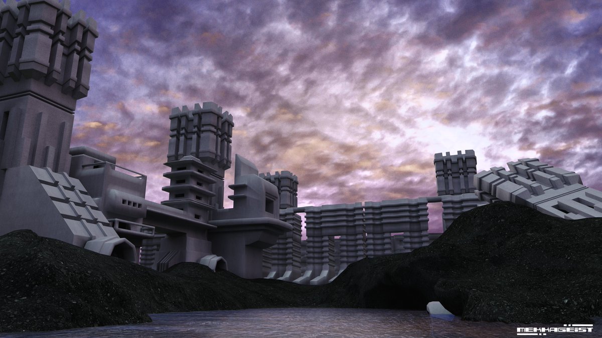 MekkaGeist's tweet photo. Isolation

A render I made while practicing brutalist structures with textures inspired by Halo CE/2 and Half-Life  2 skyboxes

also tried using that technique of using just one texture on the buildings.

#blender #b3d https://t.co/5VCyMLlk03