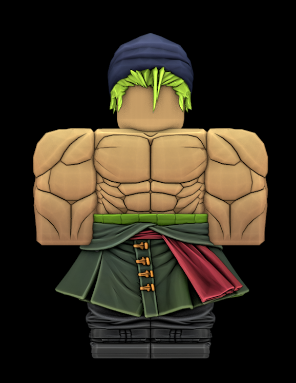 rekoknight's tweet photo. R6 Roblox: Inspired from  Roronoa zoro  

#Roblox #RobloxDev #GameDev #Roronoa #zoro https://t.co/lw2pzhoBXk
