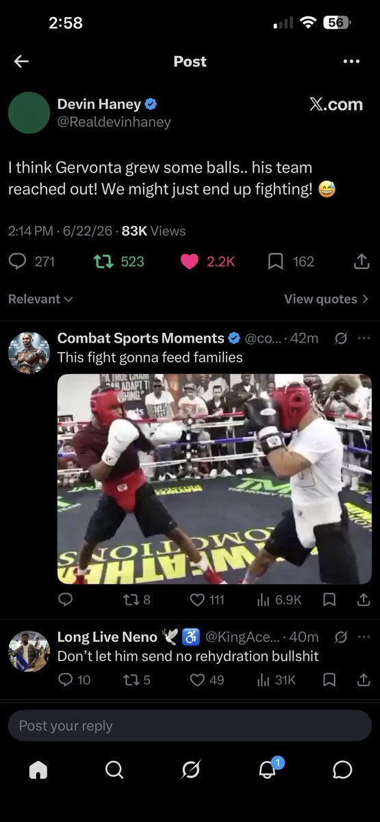 bigkareem400's tweet photo. #Tank vs #devin might be the next big fight happeninggg ! 👀 https://t.co/DU7auej0IH