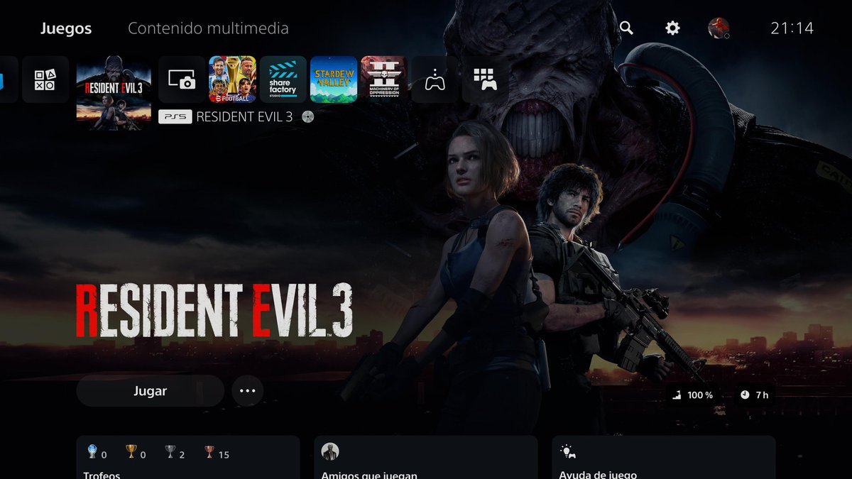 ChechuRamrez7's tweet photo. Pues para mi, juegazo.
Me he pasado RESIDENT EVIL 3 Remake
#RE3 #ResidentEvil3 #ResidentEvil #PS5Share https://t.co/YDn4PPJEJF