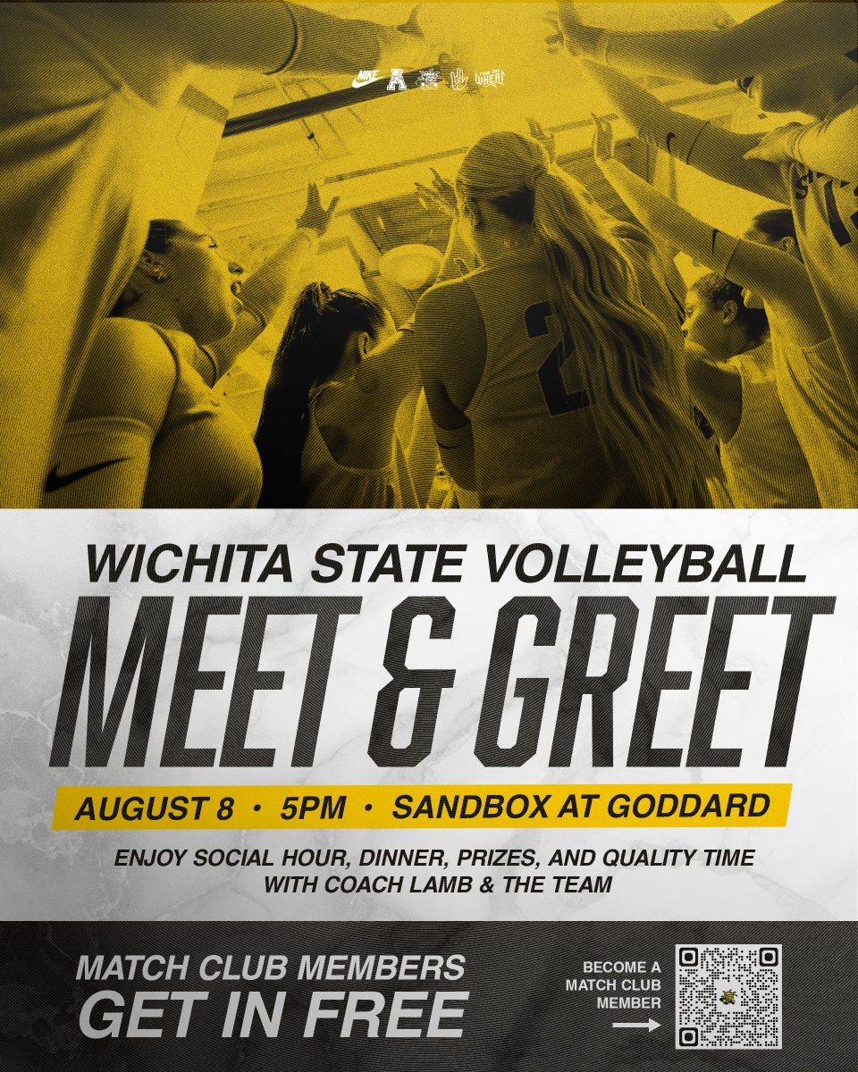 GoShockersVB's tweet photo. 𝐒𝐚𝐯𝐞 𝐭𝐡𝐞 𝐃𝐚𝐭𝐞 📅

Clear your calendar on Saturday, August 8 to spend some time with the Shocks! More details and ticket info coming soon 👀

#FearTheWheat 🌾 https://t.co/qCt3QyB9yQ
