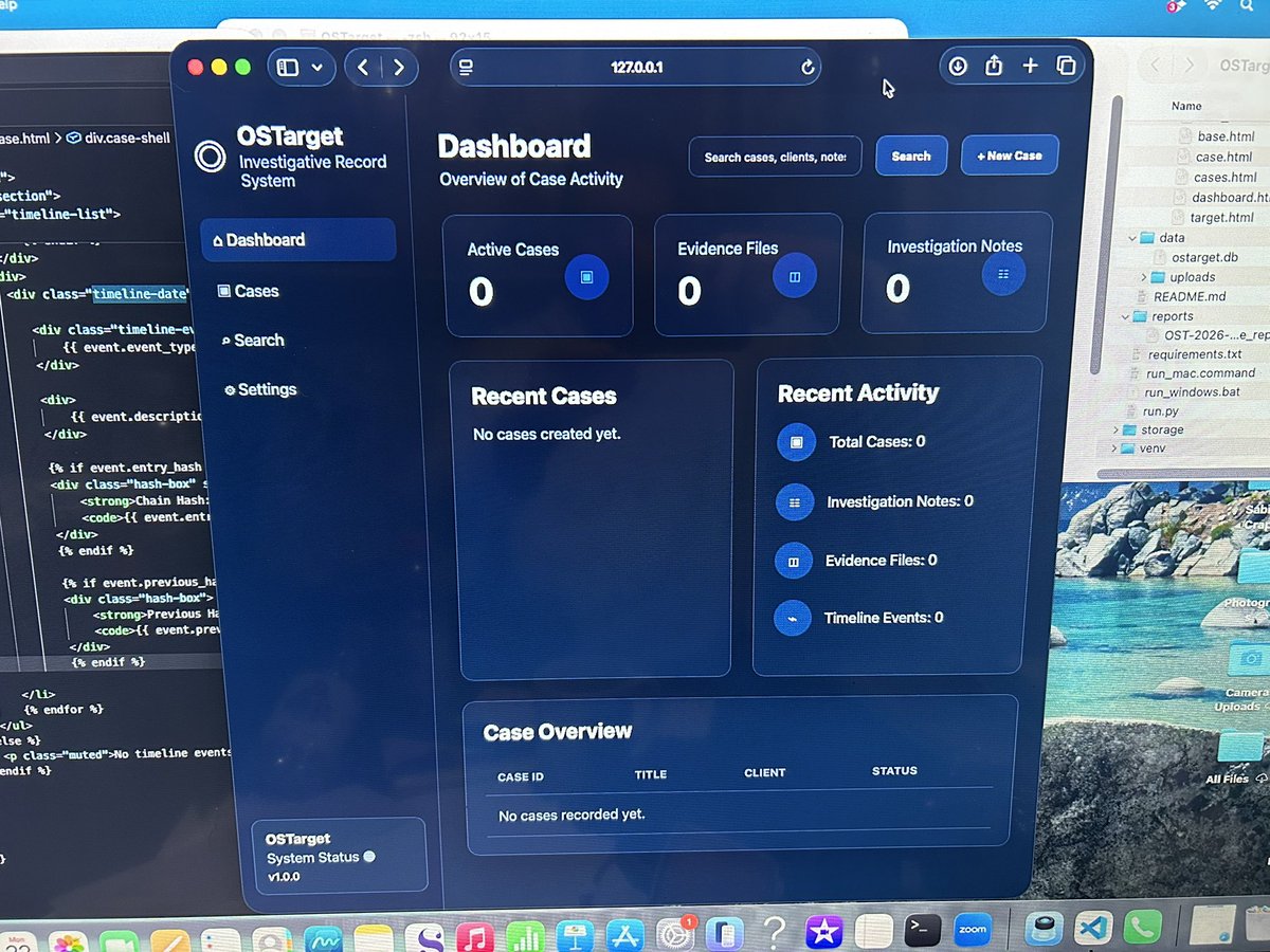 mobinfiltrator's tweet photo. #OSTarget is now no longer an idea, but a fully functional, working product. https://t.co/vvI39n0l84