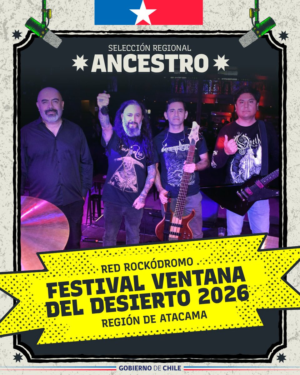 EscuelasdeRock's tweet photo. Comienza un nuevo recorrido de la #RedRockódromo, con escenarios en cada región del país. Son 16 festivales, con la Región de Atacama abriendo los fuegos: el 10 de julio en Copiapó, vive una nueva edición de ☀️Ventana del Desierto ☀️ (...) https://t.co/SyYUMkUdjR