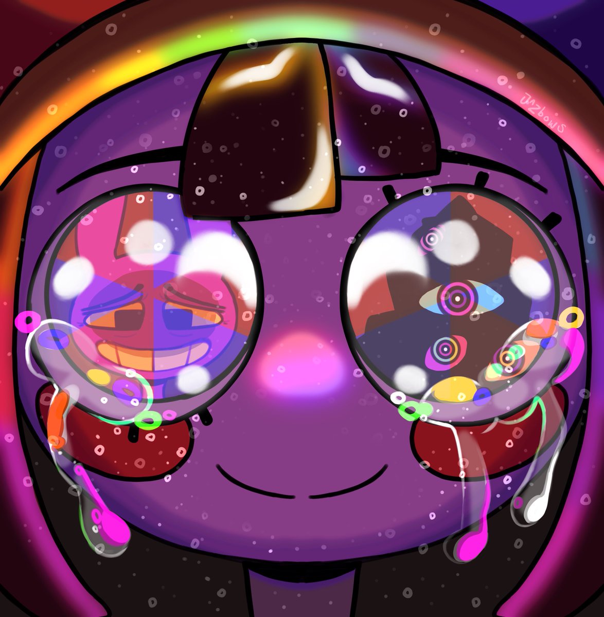 Jazbows's tweet photo. #tadc #theamazingdigitalcircus #funnybunny #pomnifanart #pomnitadc #jaxtadc 

Made for Demonheads competition on vr chat https://t.co/HjEv8gwtg3