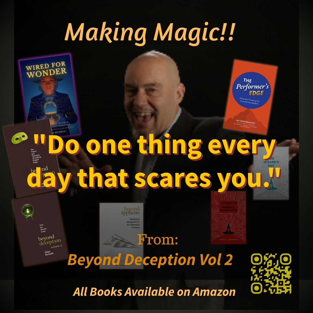 tobiasbeckwith's tweet photo. Why? Because that's how you push out the boundaries of your comfort zone, and all your biggest dreams live just outside the comfort zone! #makingmagic https://t.co/LG6K1wjV3Y