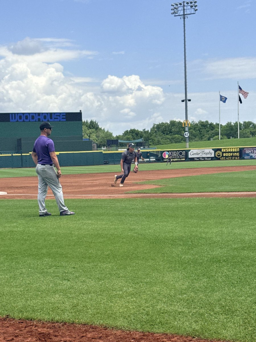 peyton_ruiz18's tweet photo. Not the outcome we wanted however Omaha was a blast. Great first tourny with the boys. Finished with a .444 BA, .667 OBP, 1.111 OPS With 5 walks and a 1.000 fielding percentage. #uncommited #uncommited2027 #baseballutah #omahapathway #wernerpark #classof2027 #baseball https://t.co/401mRotZsj