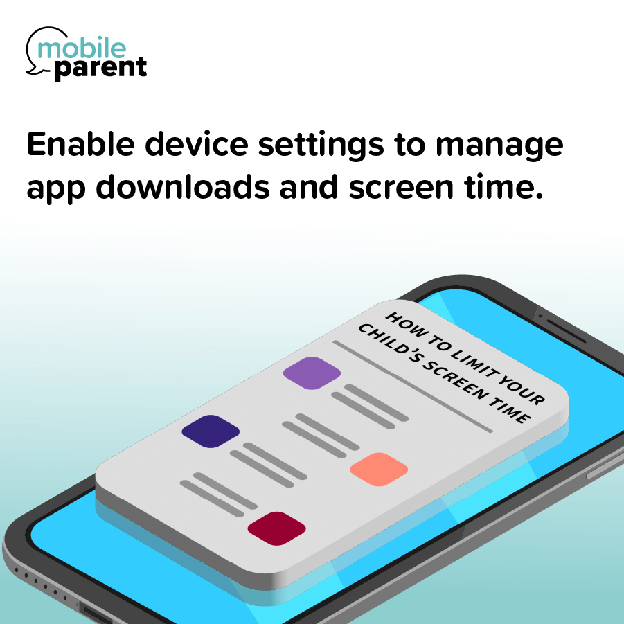 CTIA's tweet photo. As a #MobileParent, you can monitor social platform usage, restrict inappropriate apps, and use built-in features to reinforce family standards for safe social media and game use. More: https://t.co/gH2EZ5yWwI https://t.co/NPlNzmsDhd