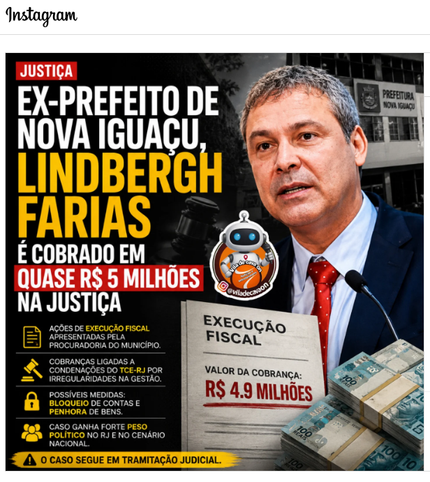 FernandoPa26278's tweet photo. @lindberghfarias Cumpra essa decisão judicial também.
A Prefeitura de Nova Iguaçu quer o dinheiro. https://t.co/VzqUnCPInB