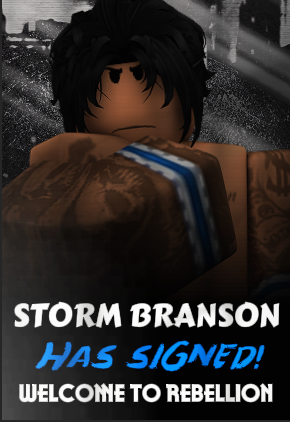RBLX_Cataclyst's tweet photo. SIGNING SPREE: #11 Storm Branson https://t.co/MHa3vl8Tpv