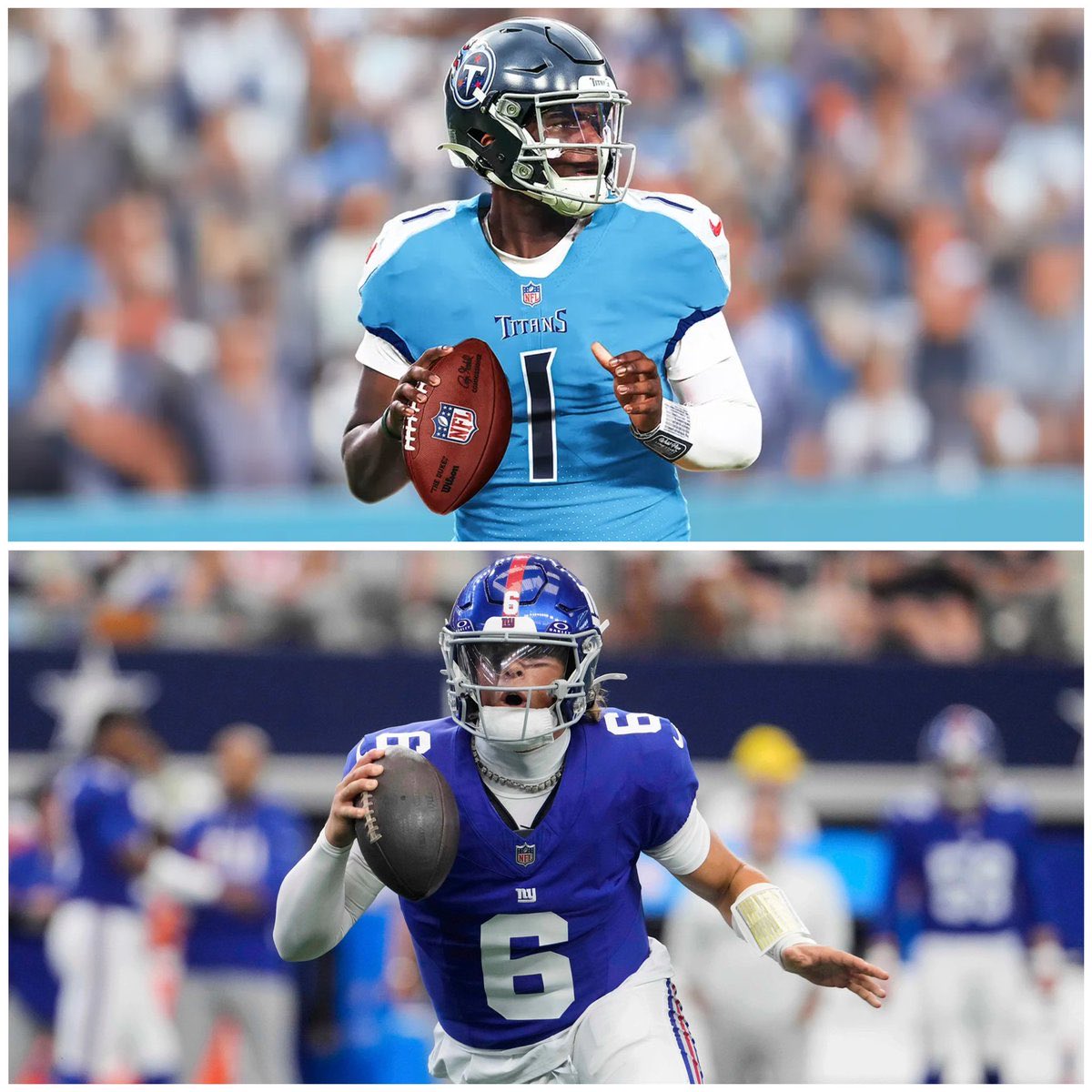 SleeperNFL's tweet photo. Rank these Sophomore QBs 1-3:

Cam Ward
Jaxson Dart
Tyler Shough https://t.co/JR0UhaoKVr