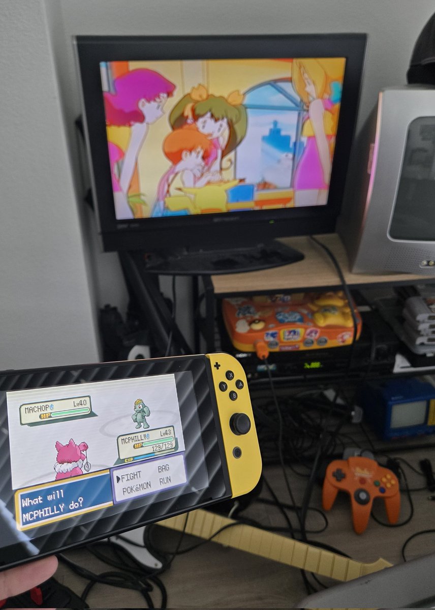 TheAbsol's tweet photo. Watching my first Pokémon VHS tape from when I was little for the Hypno video https://t.co/97DRFJ57O3
