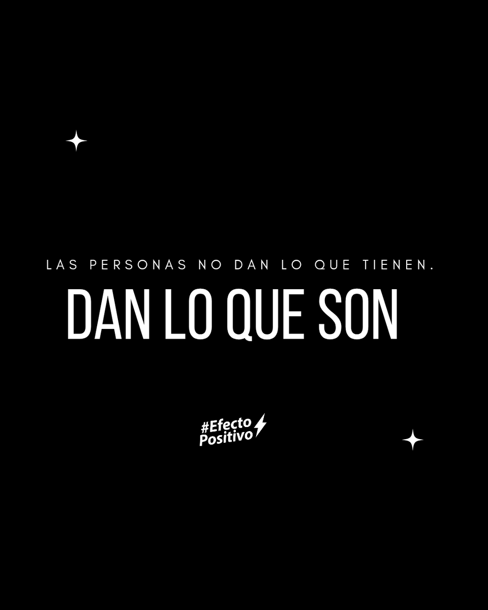 aesquinca's tweet photo. Las personas no dan lo que tienen. Dan lo que son. 
Cuando dejas de esperar que los demás cambien, empiezas a cambiar tú. Y ahí, todo se transforma.
#EfectoPositivo https://t.co/6qJMLY6tip