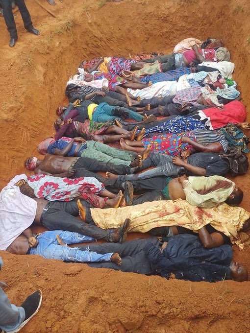 BiaPulse's tweet photo. Fulani herdsmen are reportedly slaughtering Christians in Bokkos, a community in Plateau State.

Nigeria’s military and other security agencies are accused of colluding with the attackers.

The same terrorists slaughtering Christians are being captured and released by the military.
